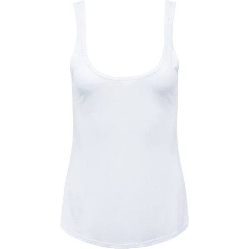 L'Agence Perfect Fit scoop tank Size L, off-white, sub knit modal - Picture 4 of 7